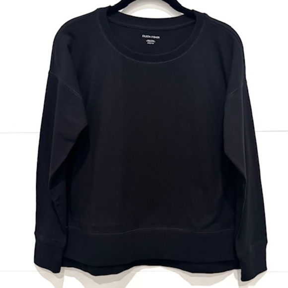 Eileen Fisher Tops - Eileen Fisher Crew Neck Sweatshirt Top XXS